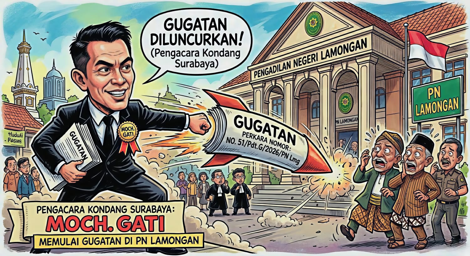 SKENARIO KEJAM JATUHKAN ADVOKAT MOCH. GATI! PERDATA DIPAKSA JADI PIDANA, JEDA 5 TAHUN BUKTI REKAYASA YANG TELANJANG!